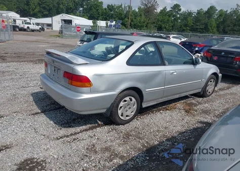 1996 Honda Civic Ex from USA, damaged, VIN 1HGEJ8245TL071457